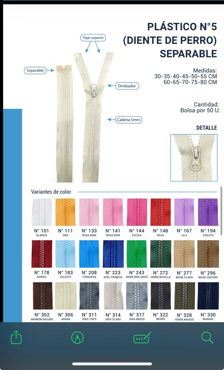 Carta de colores BKM