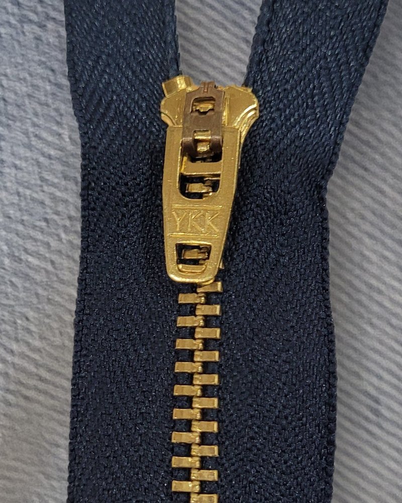 Cierre para jeans YKK Bronce